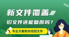 文件被覆盖，如何恢复？（简单方法帮你迅速找回被覆盖的文件）